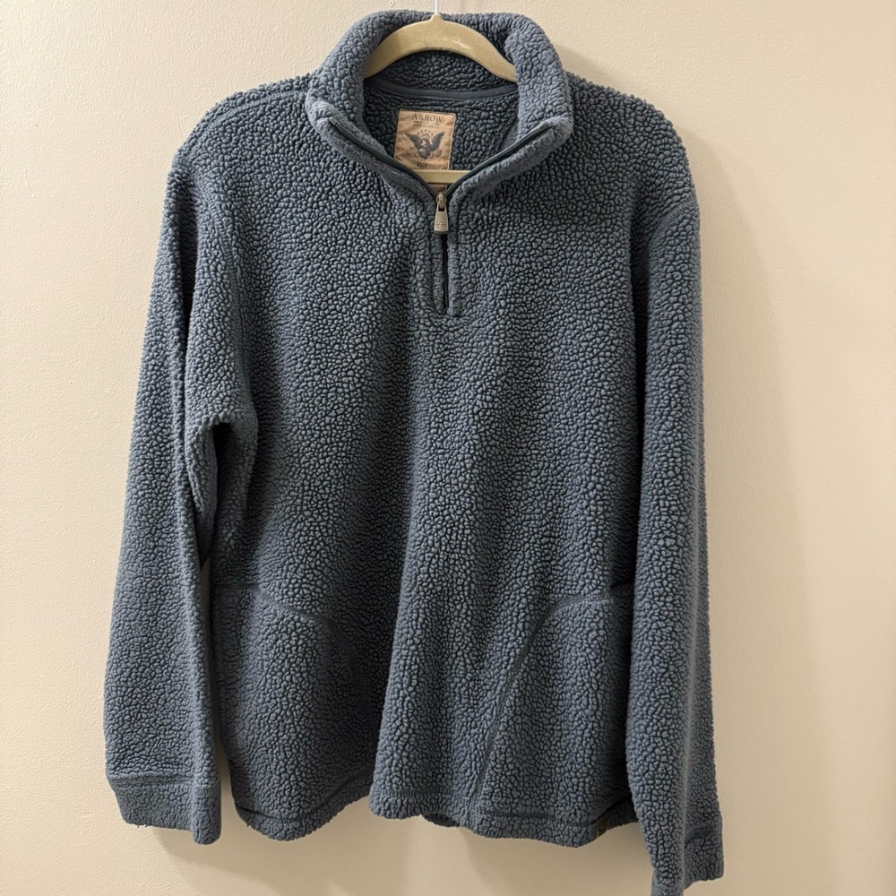 Arrow Men's Blue Zip-Up Sweater